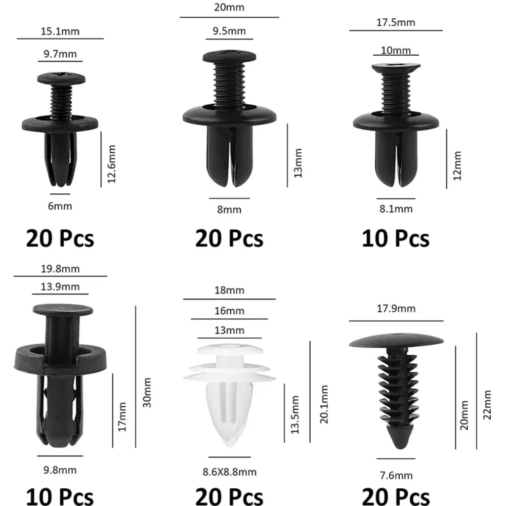 Nuevo 100 Uds Clips de plástic - Rivet Setter Tool reseña y precio