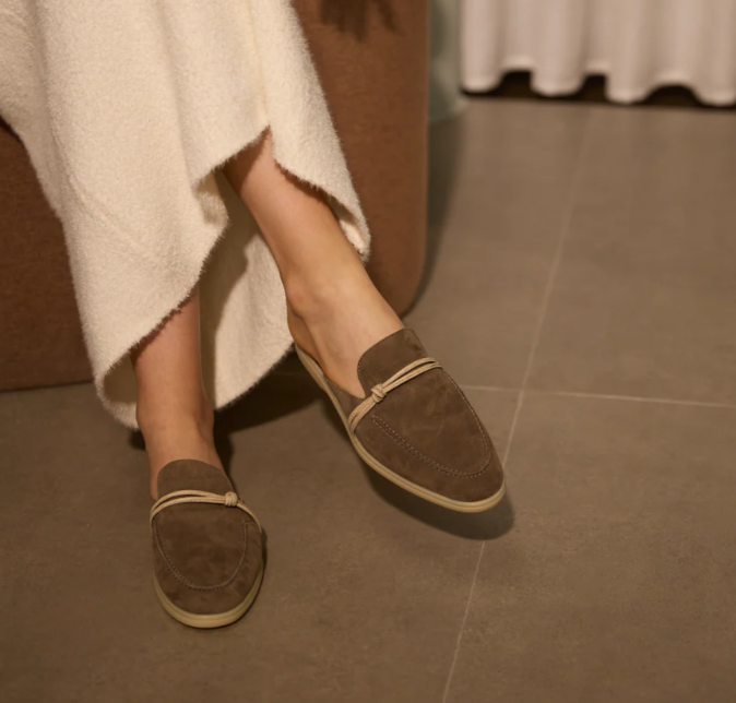 Mocasines de cuero de ante con - Leatherwork Designs reseña y precio