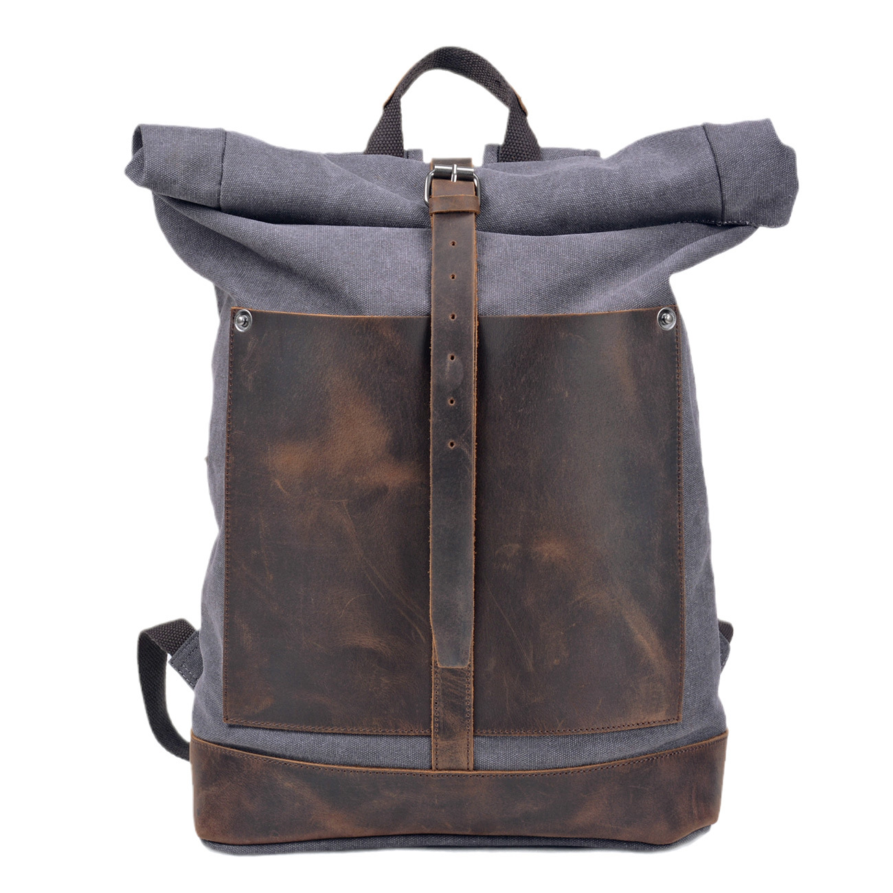 Mochila de Lona Encerada para  - Leather Work Rucksack Mens reseña y precio