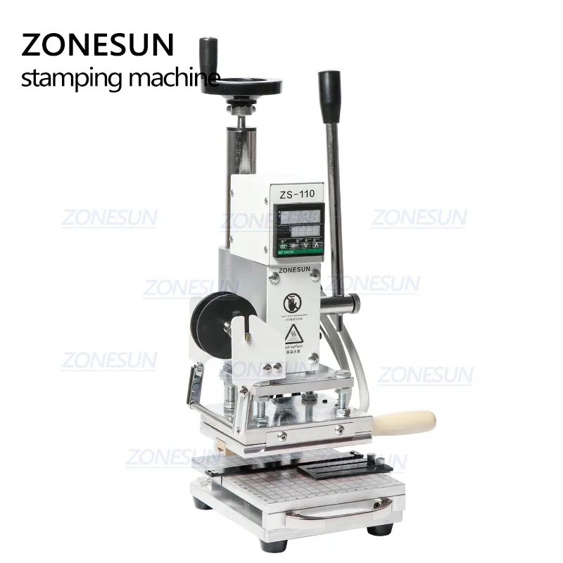ZONESUN ZS110 máquina de estam - Leatherwork Hand Press reseña y precio